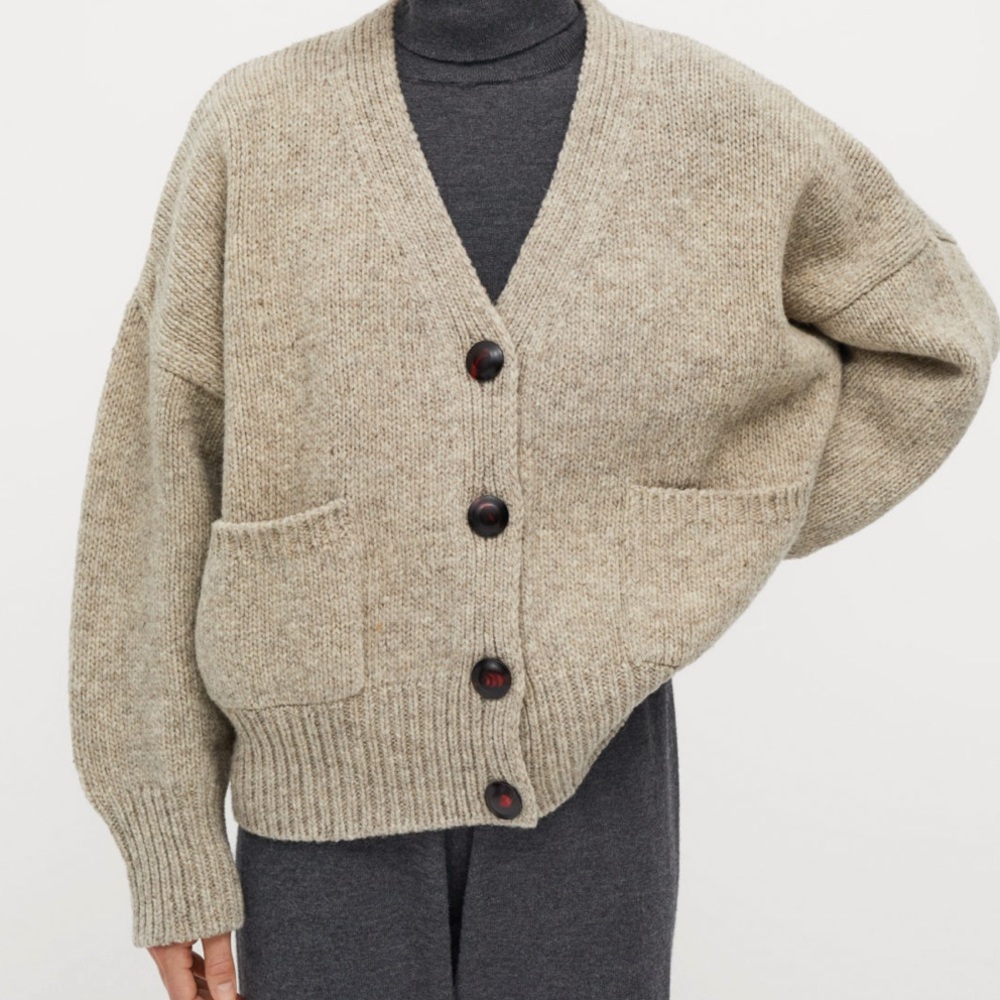 Babaa Wool Cardigan no 17 Mist